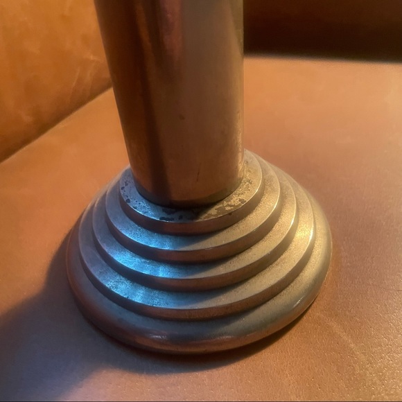 Silver metal candlestick holder candle holder - Picture 8 of 8